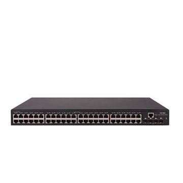 图片 华三E552C-X 二层以太网交换机支持ipv6功能  支持48个10/100/1000BASE-T电口  4个1G/10G BASE-X SFP+端口  支持AC